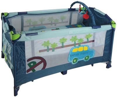 

MeeMee Play Pen Cot(Blue)