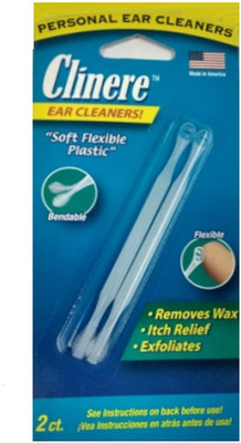 Clinere Ear Cleaner Removes Earwax, Itch Relief & Exfoliates(2 Units)