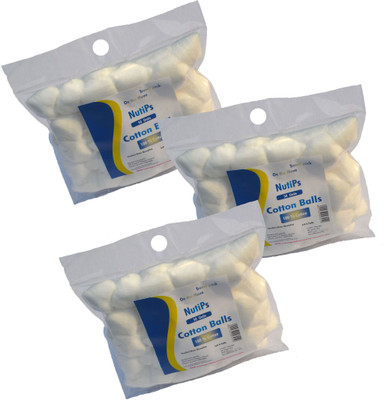 

Nutips Cotton Balls 50U ( Pack of 3)(50 Units)