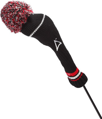 

Smash Golf Pom Head Cover Club Cover Free Size(Black)