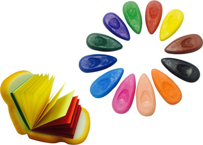 

Priyankish Oval Crayon & Bread Memopad(Set of 13, Multicolor)