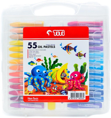 

Titi Rectangle Shaped Oil Pastel Crayons(Set of 1, Multicolor)