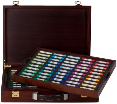 

Mungyo Round Shaped Gallery Artists' Handmade Soft Pastel-Landscape shades Washable Crayons(Set of 1, Assorted colors)