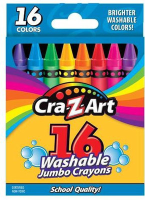 

Cra-Z-Art Round Shaped Wax Crayon Washable Crayons(Set of 1, Multicolor)