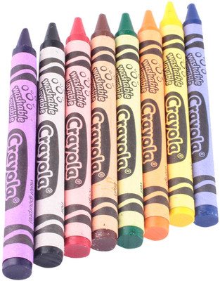 

Crayola Washable Crayons - 8 Colours(Set of 8, Multicolor)