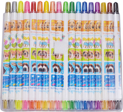 

Saamarth Impex Round Shaped Wax Crayon(Multicolor)