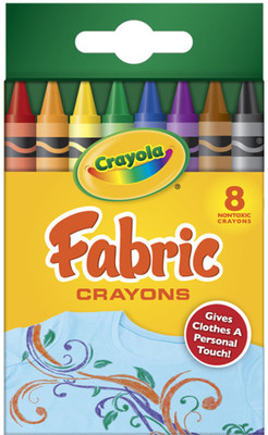 

Crayola Fabric Crayons - 8 Colours(Set of 8, Multicolor)
