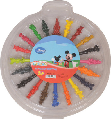 

Disney Round Shaped Plastic Crayons(Set of 20, Multicolor)