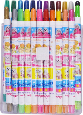 

Saamarth Impex Round Shaped Wax Crayon(Multicolor)