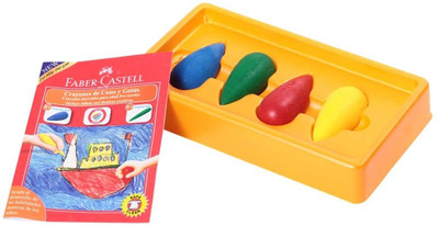 

Faber-Castell Grasp Crayons (Pack of 4)(Set of 4, Multicolor)