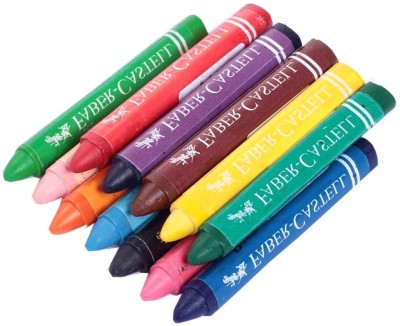 

Faber-Castell 75Mm Triangular Grip Wax Crayons (Pack of 12)(Set of 12, Multicolor)