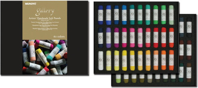 

Mungyo Round Shaped Gallery Artists' Handmade Soft Pastel Washable Crayons(Set of 1, Assorted colors)