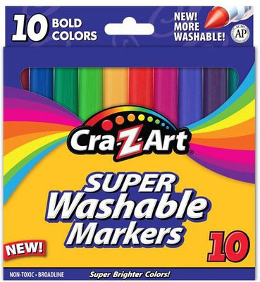 

Cra-Z-Art Round Shaped Wax Crayon Washable Crayons(Set of 1, Multicolor)