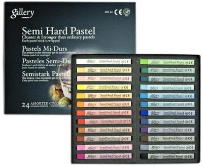 

Mungyo Square Shaped Semi Hard Pastels Crayons(Set of 1, Multicolor)