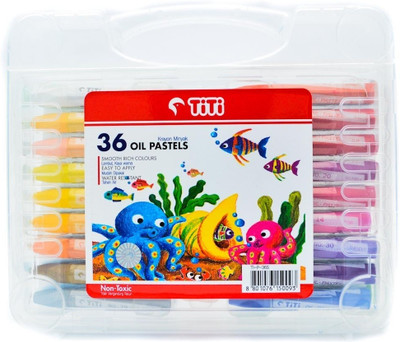 

Titi Rectangle Shaped Oil Pastel Crayons(Set of 1, Multicolor)