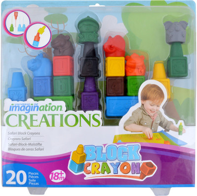

SN toy zone Block Crayons 20(Set of 1, Multicolour)