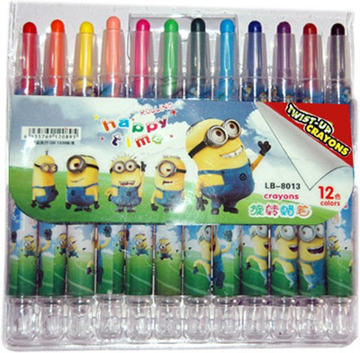 

Zeyar Round Shaped 12 Pcs Multi color Wax Crayons Set Crayon(Multicolor)