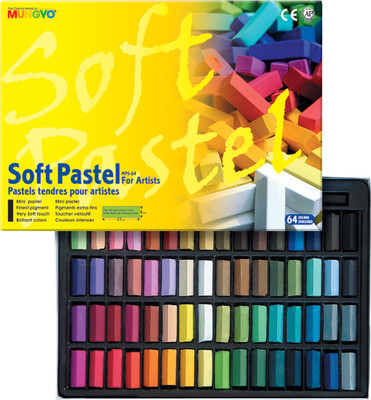 

Mungyo Soft Pastel Crayons(Set of 64, Assorted)
