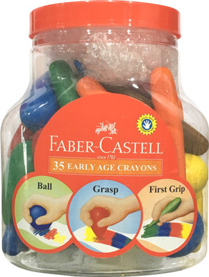 

Faber-Castell Mix Shaped Wax Washable Crayons(Set of 1, Multicolor)