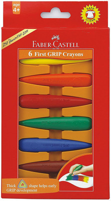 

Faber-Castell Round Shaped Wax Washable Crayons(Set of 1, Multicolor)