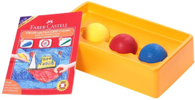 

Faber-Castell Ball Crayons (Pack of 3)(Set of 3, Multicolor)