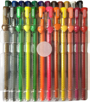 

Zeyar Round Shaped 24 Pcs Multi Color Slide Up Crayons Set Crayon(Multicolor)