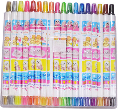 

Saamarth Impex Round Shaped Wax Crayon(Multicolor)