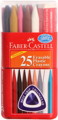 

Faber-Castell Triangular Erasable Plastic(Set of 1, Multicolor)