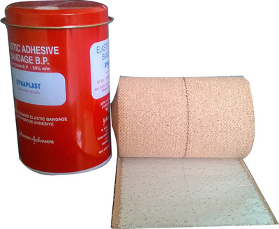 

Johnson & Johnson Elastic Adhesive Bandahe B.P. Crepe Bandage(8 cm)