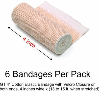 

GT Velcro Closure Crepe Bandage(4.2 cm)