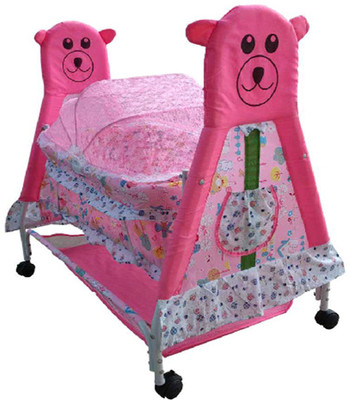 

Mofaro Royal Look Baby Cradle(Pink, White)