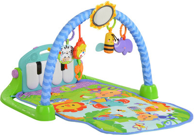 

Toy House Kick and Play Piano Baby Activity Gym,MulitColor(Blue)
