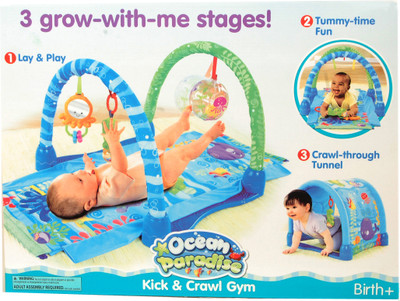 

Trounce Ocean Paradise Kick & Crawl Baby Play Gym(Blue)