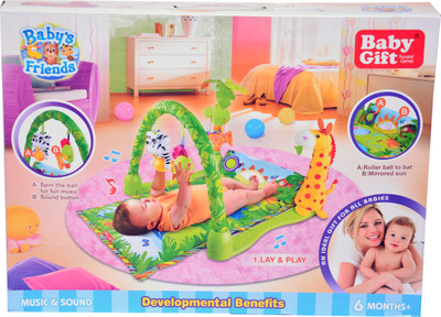 

Lucky Sales Crib Toy Lay Mat Musical(Multicolor)