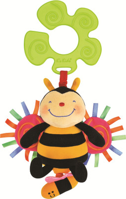 

K's Kids Funky Stroller Pals - Waggling Bee(Multicolor)