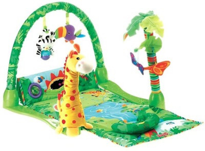 

Fisher-Price Rainforest 1-2-3 Musical Gym(Multicolor)