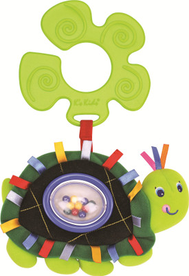 

K's Kids Funky Stroller Pals - Rattling Turto(Multicolor)