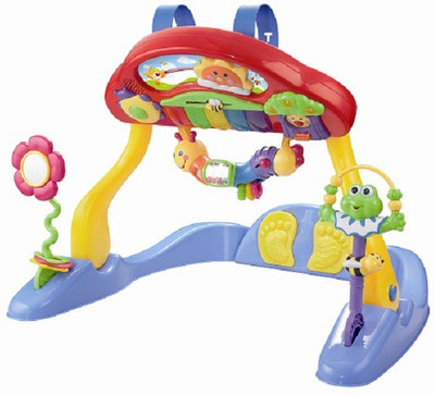 

Toy House Multifunctional Exercise Piano with Music/Light/Games(Multicolor)