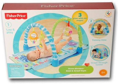 9 OFF on FISHER PRICE Ocean Wonders Kick Crawl Aquarium Gym