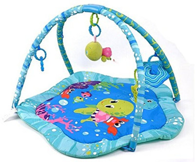

Mastela Funny Ocean Baby Activity Colorful Play Gym Padded Mat(Blue)