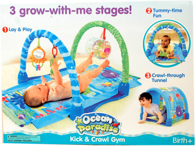 

TRD Store Ocean Paradise Kick & Crawl Baby Play Gym(Blue)