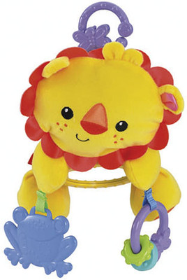Fisher-Price Lion Stroller Plush(Yellow)