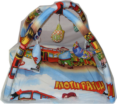 

AYAANGLOBALMART MOTU PATLU BABY GYM WITH NET COVER(Multicolor)