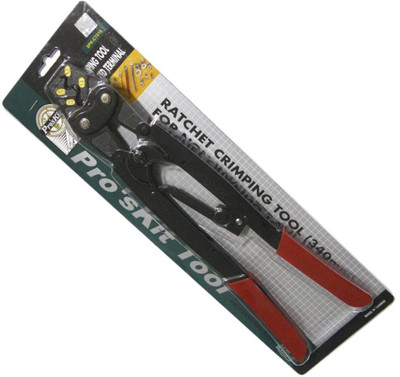 Proskit 8PK-CT016 Ratchet Crimping Tool For Non-insulated Terminal (350mm) Manual Crimper