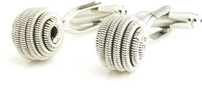 50% OFF on Peluche Brass, Rhodium Plated Cufflink(Silver) 50% OFF on Peluche Brass, Rhodium Plated Cufflink(Silver)