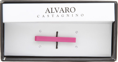 ALVARO Stainless Steel Tie Pin(Pink)