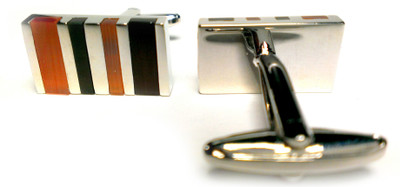 57% OFF on Peluche Brass, Rhodium Plated Cufflink(Brown) 57% OFF on Peluche Brass, Rhodium Plated Cufflink(Brown)