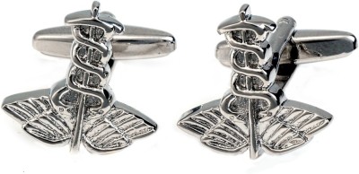 tiekart Brass Cufflink(Silver)