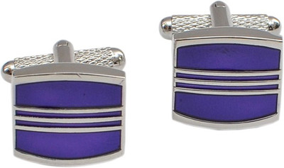 Alvaro Brass Cufflink Set(Purple) Alvaro Brass Cufflink Set(Purple)