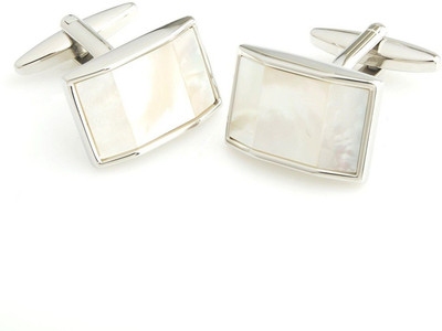 PELUCHE Brass Cufflink(White)